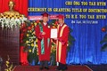 Trao danh hiệu Giáo sư danh dự trường Đại học Đà Lạt cho cựu Đại sứ Đại Hàn Dân quốc tại Việt Nam
