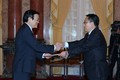 Chủ tịch nướcTrương Tấn Sang tiếp các Đại sứ trình quốc thư