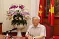 Tổng Bí thư Nguyễn Phú Trọng trả lời phỏng vấn của một số hãng thông tấn, báo chí Nhật Bản