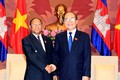 Chủ tịch Quốc hội Nguyễn Sinh Hùng tiếp Chủ tịch Quốc hội Campuchia