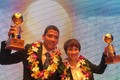 Anh Đức và Minh Nguyệt giành Quả bóng vàng Việt Nam năm 2015