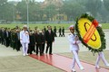 Lãnh đạo Đảng, Nhà nước vào Lăng viếng Chủ tịch Hồ Chí Minh và tưởng niệm các Anh hùng liệt sỹ