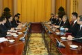 Chủ tịch nước Trương Tấn Sang tiếp Chủ tịch Liên đoàn các tổ chức kinh tế vùng Kyushu, Nhật Bản