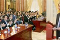 Chủ tịch nước Trần Đại Quang tiếp Đoàn doanh nhân Việt Nam tiêu biểu