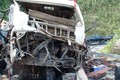 Cháy nổ xe khách Việt tại Lào làm nhiều người chết