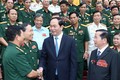 Chủ tịch nước Trần Đại Quang gặp mặt đại biểu doanh nhân cựu chiến binh