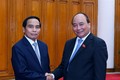 Thủ tướng Nguyễn Xuân Phúc tiếp đồng chí Bunthoong Chitmany 