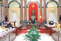 Chủ tịch nước Trần Đại Quang tiếp Đoàn chức sắc, chức việc đại diện các tổ chức tôn giáo ở Việt Nam