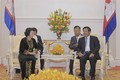 Chủ tịch Quốc hội Nguyễn Thị Kim Ngân hội kiến Thủ tướng Chính phủ Hoàng gia Campuchia Samdech Hun Sen