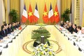 Chủ tịch nước Trần Đại Quang hội đàm với Tổng thống Pháp Francois Hollande