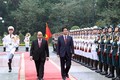 Lễ đón Thủ tướng Nhật Bản Shinzo Abe và Phu nhân thăm chính thức Việt Nam