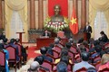 Chủ tịch nước Trần Đại Quang gặp mặt đoàn đại biểu doanh nghiệp hội nhập và phát triển tiêu biểu