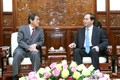 Chủ tịch nước Trần Đại Quang tiếp Đại sứ Nhật Bản đến chào xã giao