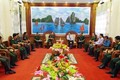 柬埔寨国防部发展局代表团访问越南朔庄省