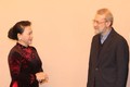 越南国会主席阮氏金银会见伊朗伊斯兰议会议长拉里贾尼