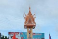 设在戈公省省会克马拉普明市的越柬友谊纪念碑正式落成