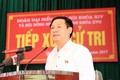 越南政府副总理王廷惠与河静省选民接触