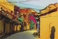 日本女画家“缩小世界中的越南”画展在岘港正式开幕