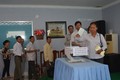 越裔柬埔寨人总会为国内灾民开展赈灾捐款活动