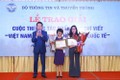 Trao giải tác phẩm báo chí xuất sắc về quá trình hội nhập của Việt Nam