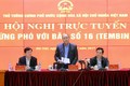 阮春福总理主持视频会议 指导第16号台风“天秤”防御工作