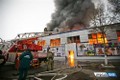 俄罗斯奥伦堡“越南市场”突发大火