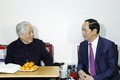 Chủ tịch nước Trần Đại Quang chúc thọ nguyên Tổng Bí thư Đỗ Mười tròn 100 tuổi