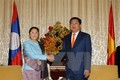 胡志明市领导人会见老挝国会主席巴妮·雅陶都