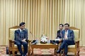 Bí thư Thành ủy Thành phố Hồ Chí Minh Đinh La Thăng tiếp Bí thư - Đô trưởng Vientiane