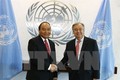 越南政府总理阮春福与联合国秘书长举行会谈
