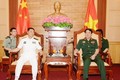 越南人民军总政治局主任会见中国人民解放军海军政治委员