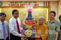 Chủ tịch Ủy ban Trung ương Mặt trận Tổ quốc Việt Nam thăm các chức sắc tôn giáo tại Thành phố Hồ Chí Minh