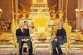 越共中央总书记阮富仲致电感谢柬埔寨国王诺罗敦•西哈莫尼