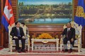 Chủ tịch Ủy ban Trung ương Mặt trận Tổ quốc Việt Nam Trần Thanh Mẫn thăm, làm việc tại Campuchia