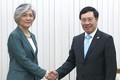 越南外长会见日本和韩国代表团团长
