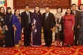 越南妇女联合会代表团会见柬埔寨参议院主席兼人民党副主席赛宗