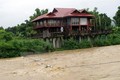 Mưa lớn gây ngập úng một số khu dân cư của thành phố Điện Biên Phủ