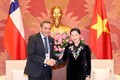 越南国会主席阮氏金银会见智利众议院议长