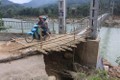Cầu treo dân sinh Thanh Xuân hư hỏng gây mất an toàn cho đồng bào dân tộc thiểu số