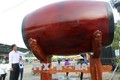 Trao kỷ lục cho chiếc trống độc mộc bằng gỗ sến lớn nhất Việt Nam