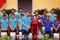 越南国会主席阮氏金银会见了载誉回国的越南U23球队