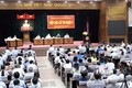 Bí thư Thành ủy Thành phố Hồ Chí Minh Nguyễn Thiện Nhân tiếp xúc cử tri Quận 4