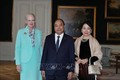 越南政府总理阮春福会见丹麦女王玛格丽特二世