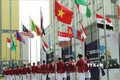 2018年第三届亚残会：越南体育代表团在雅加达举行升旗仪式