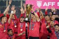 越南足球队主场以1-0拿下马来西亚队夺得2018年铃木杯东南亚足球锦标赛冠军