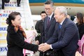  国会主席阮氏金银抵达釜山 开始对韩国进行正式访问