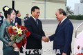 政府总理阮春福抵达老挝 开始出席越老政府间联合委员会第40次会议之行