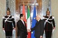 越南与意大利领导人互致贺电 庆祝两国建交45周年