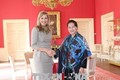 越南国会主席阮氏金银拜访荷兰皇后马克西玛