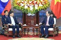 越南国家主席陈大光会见老挝总理通伦·西苏里
